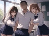 ○リ巨乳な彼女とゴリマッチョな俺、そして巻き添えでエロい事をされる女友達1