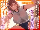 【女性優位あまあま肯定ハーレム】運動部名門校の「性欲発散係」として優しい先輩に共有してもらう僕-ユウナ編-【汗蒸れ・暴発射精・足ピンあり】