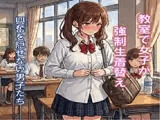教室で女子が強○生着替え。興奮を隠せない男子たち