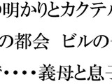 街の明かりとカクテル 夜の都会 ビルの一室で・・・・義母と息子たち