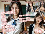 AI美女JK風グラビアモデル写真集 乱れる制服 巨乳 爆乳 谷間 エロ制服 JKコスプレ 1巻