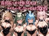 着衣ぶっかけ集 Vol. 4 バニーガールにぶっかけ500枚