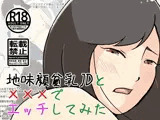 地味顔貧乳JDと×××でエッチしてみた